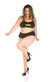 Mini Fantasia Plus Size Bat Girl